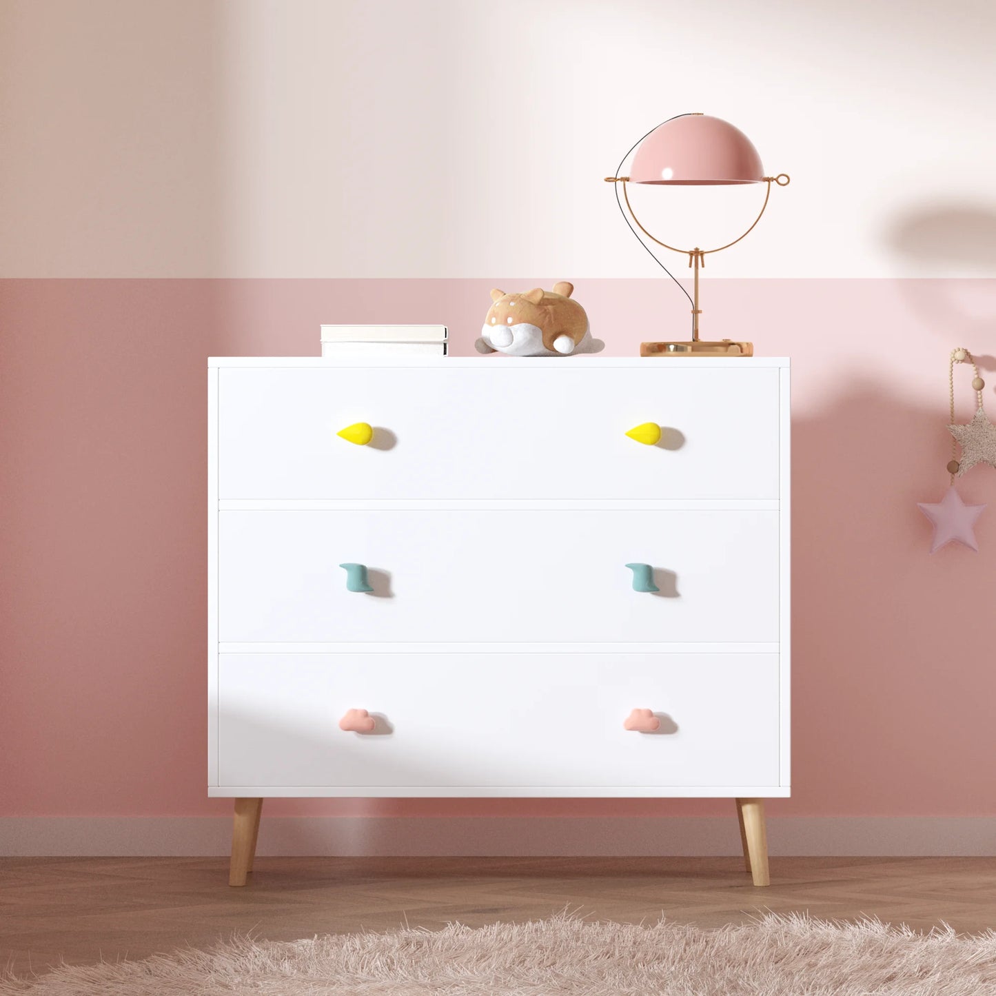 Kids 3 Drawer Dresser