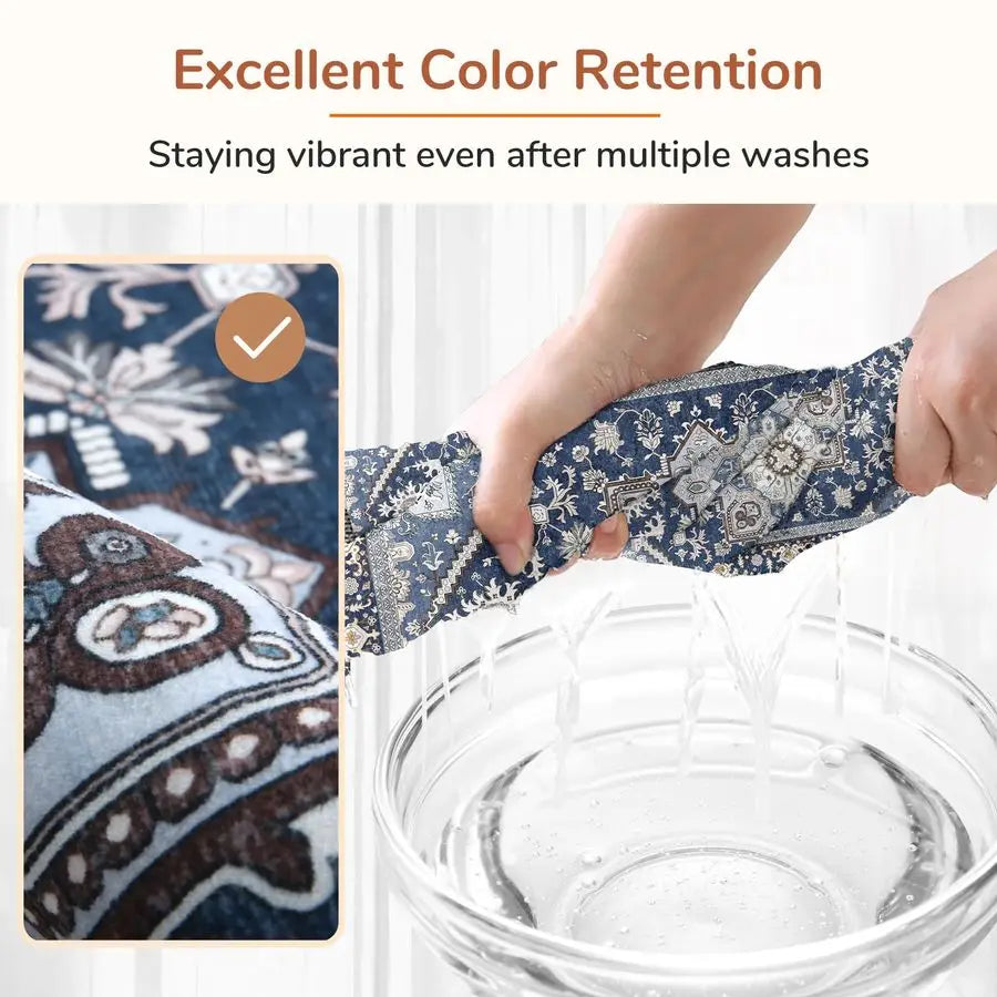 Rug, Non Slip Backing, 5x7, Washable