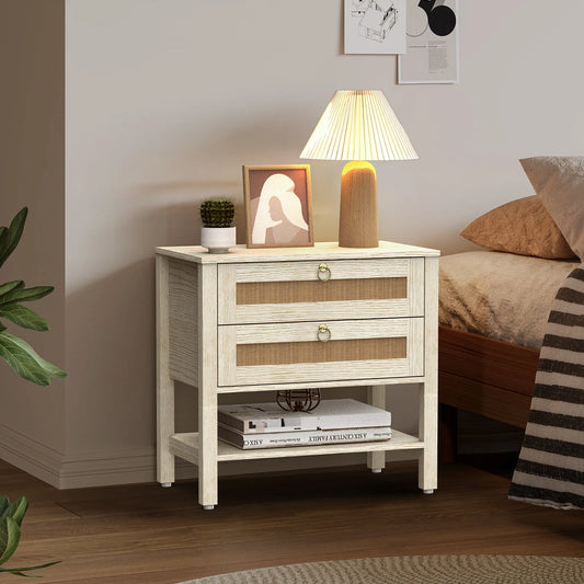 Nightstand/ End Table with Drawers