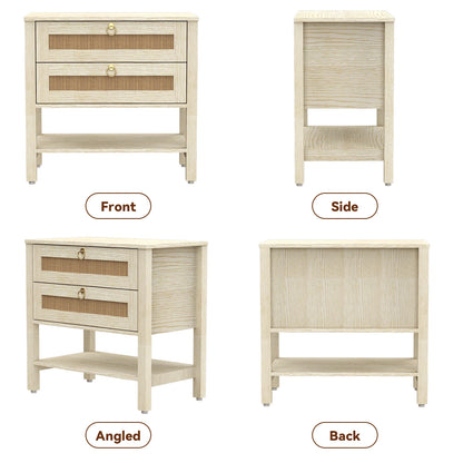 Nightstand/ End Table with Drawers