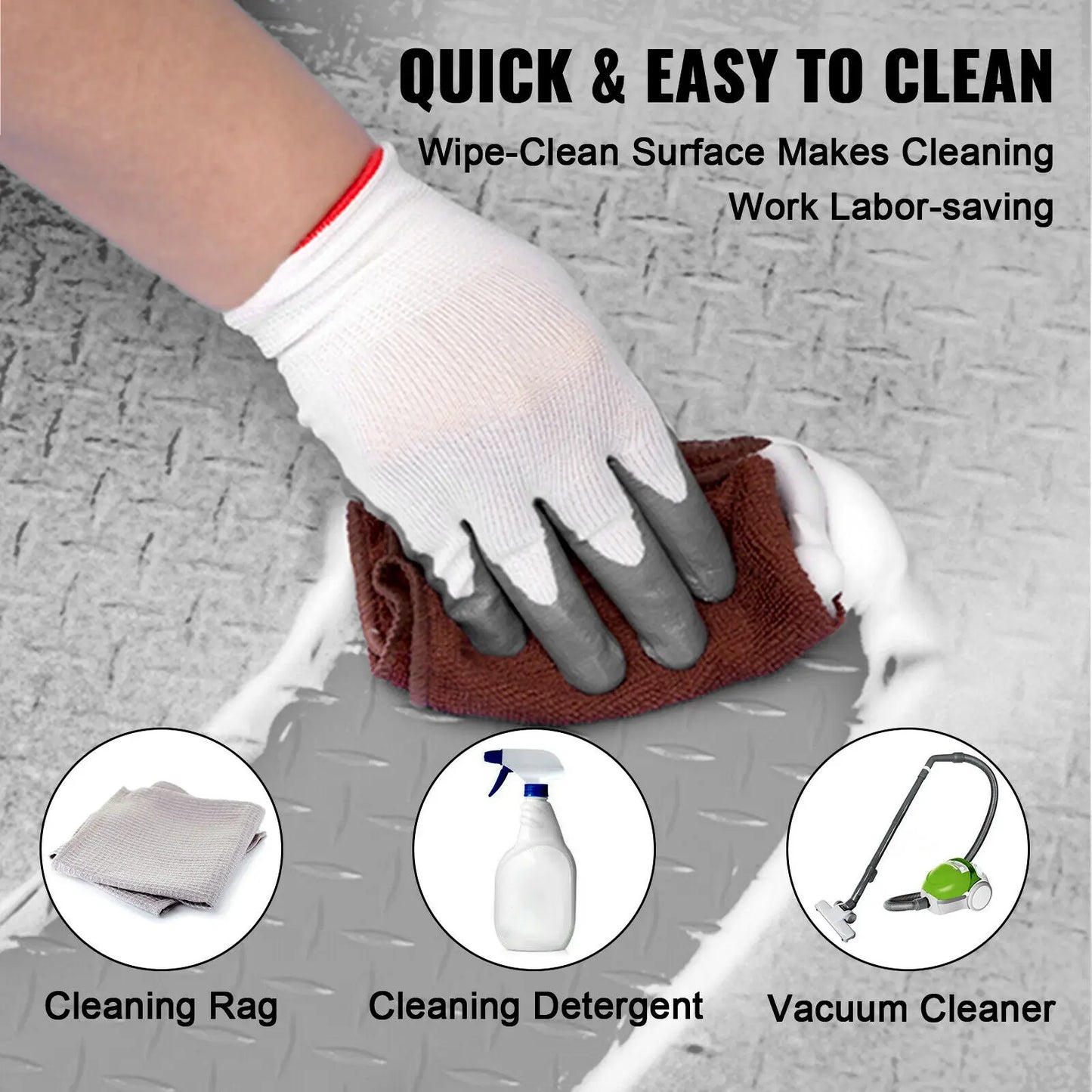 Garage Floor Mat 1.66mm thick Anti-Slip