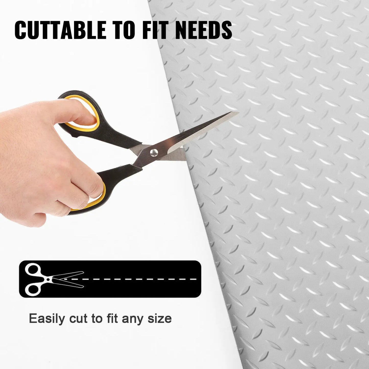 Garage Floor Mat 1.66mm thick Anti-Slip