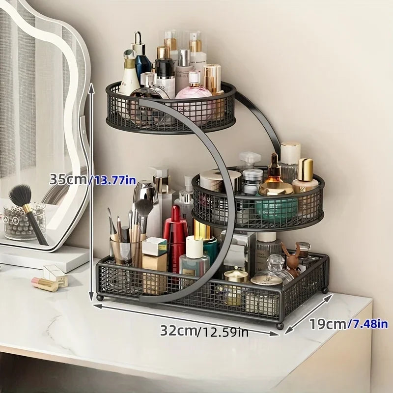 Multi-layer Cosmetic Organizing Lightweight Tray