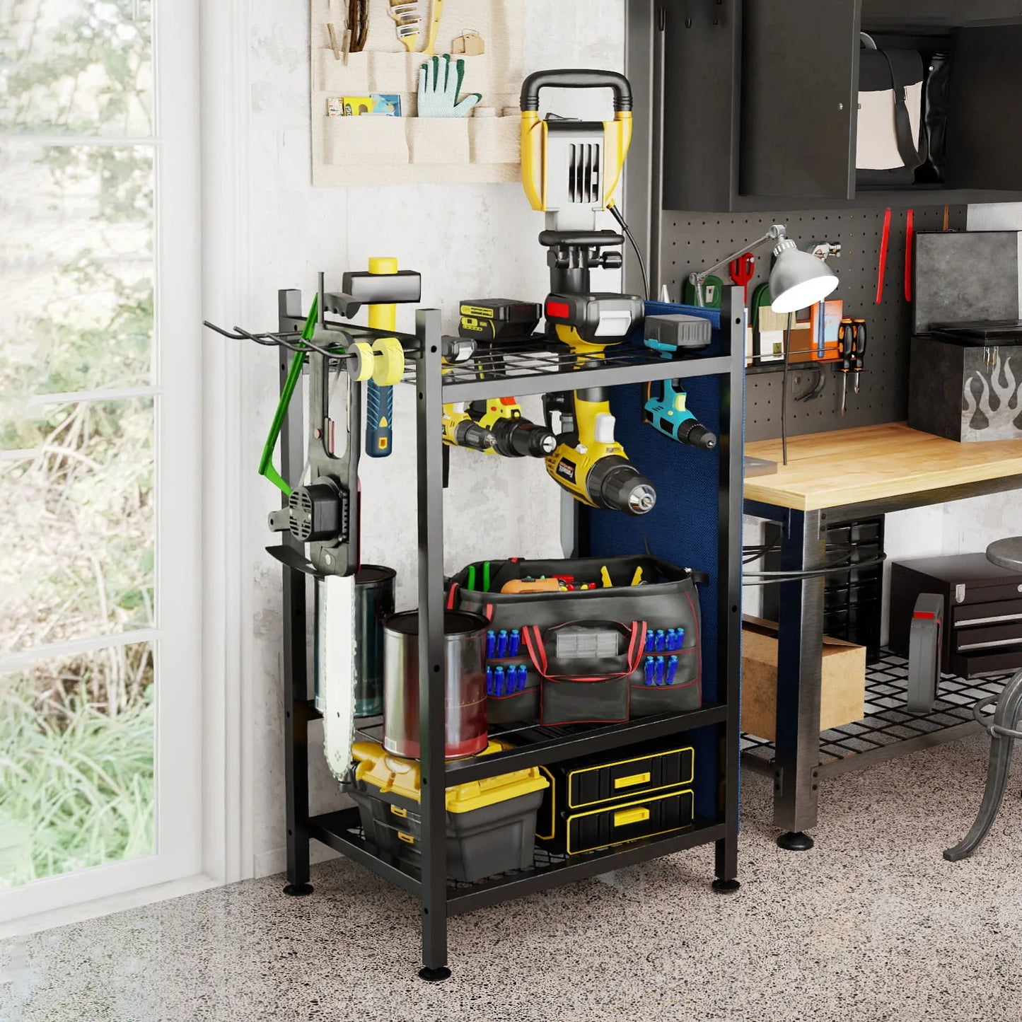 Metal Garden Tool Organizer