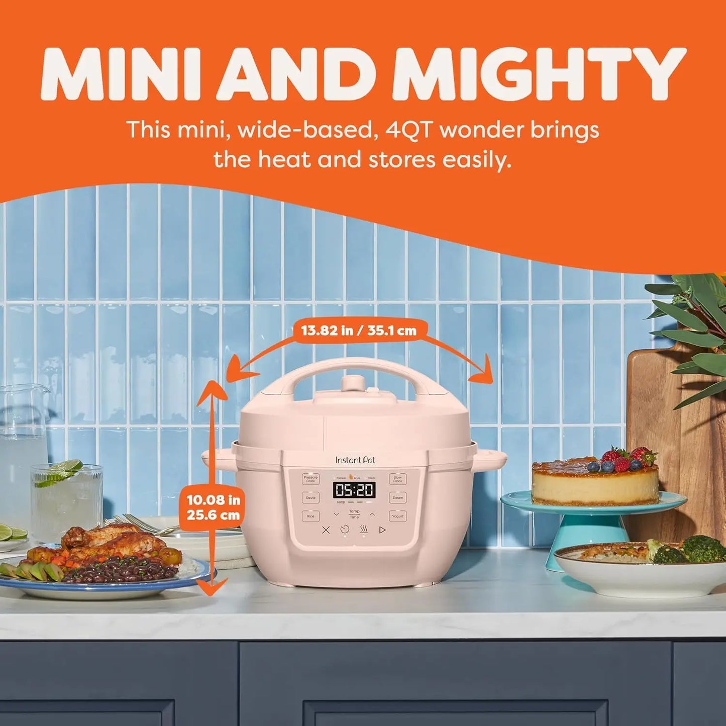 4QT Mini 7-in-1 Multi-Cooker: Pressure