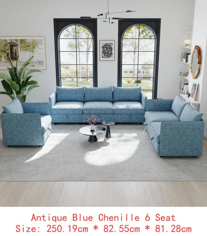 Modular 3-Seater Couch, Loveseat, Chair