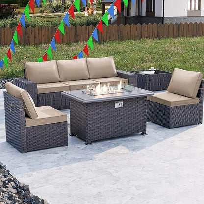 7-Piece Outdoor Patio Furniture Sectional