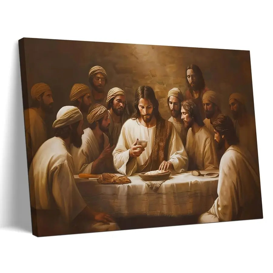 Jesus Canvas Wall Art, Last Supper