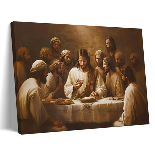 Jesus Canvas Wall Art, Last Supper