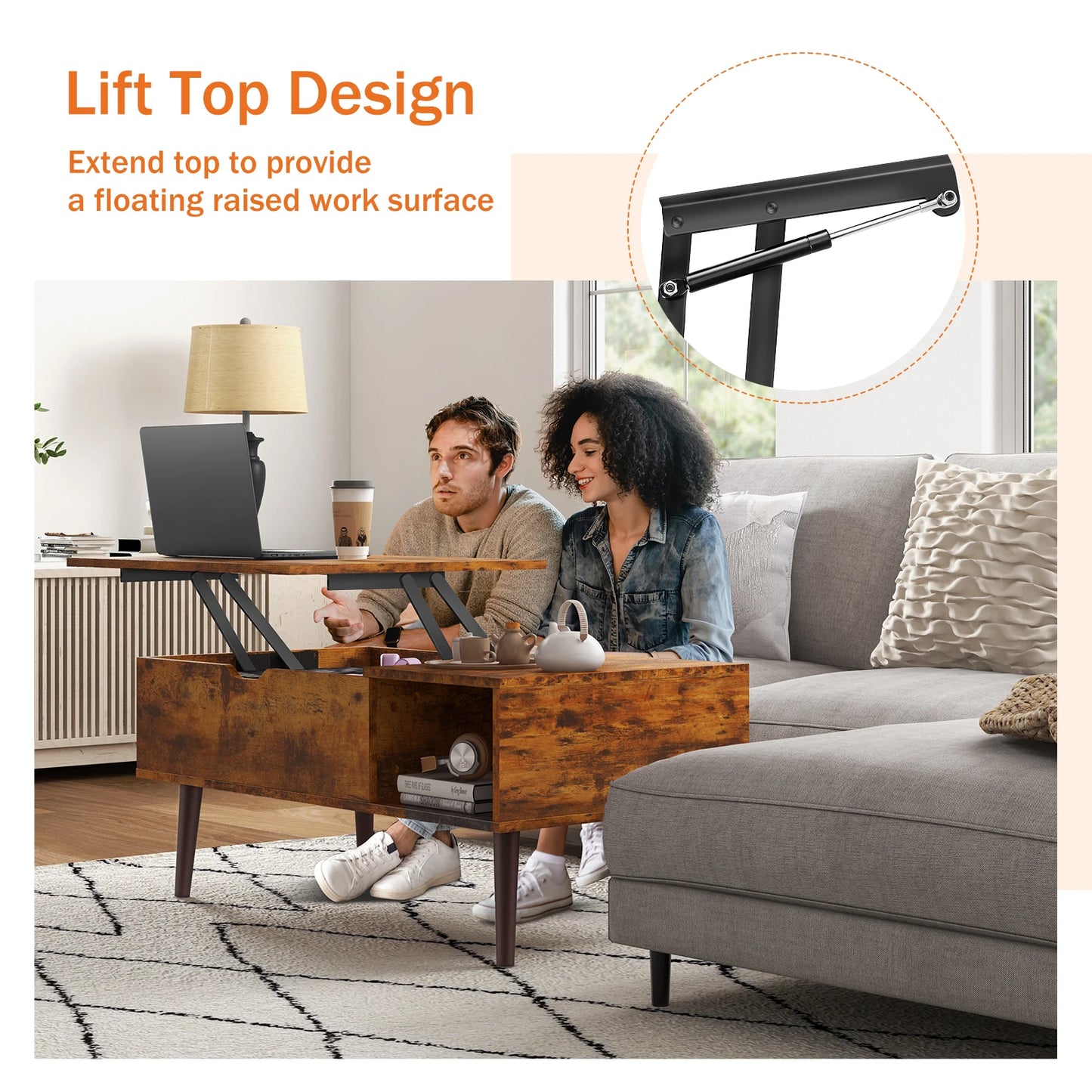 Easy Lift Top Coffee Table