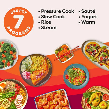 4QT Mini 7-in-1 Multi-Cooker: Pressure