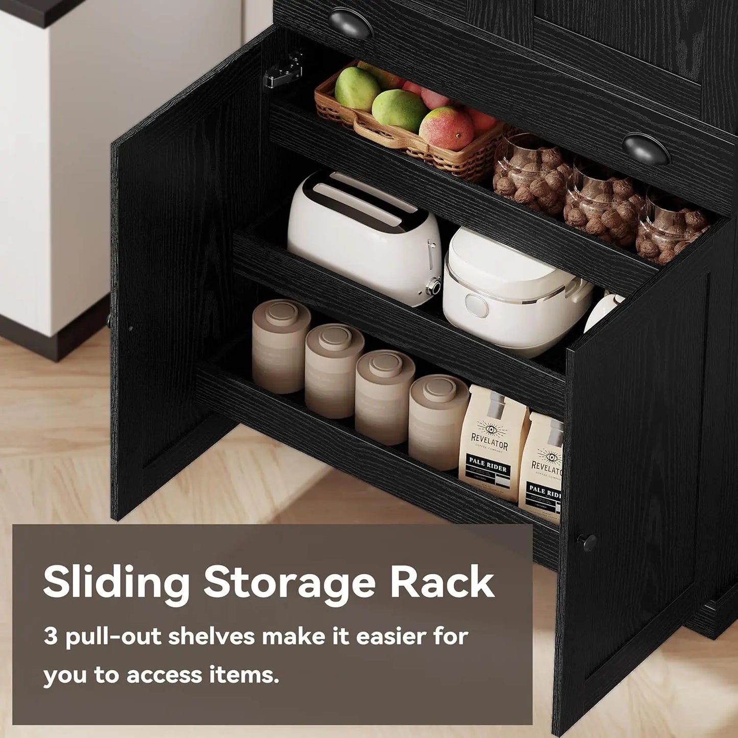 Pantry Cabinet 72" Height, Freestanding