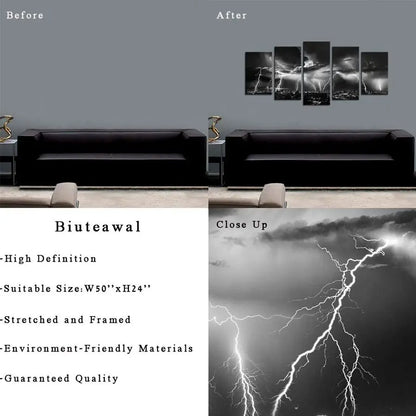 Lightning Strikes in The Clouds