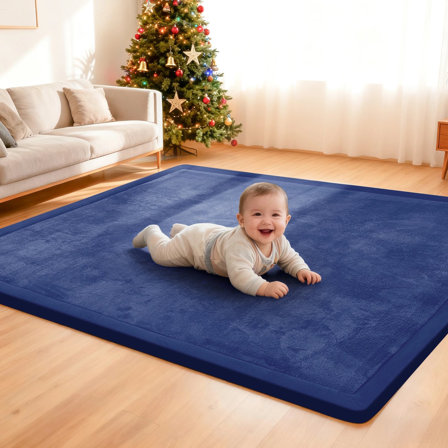 Thick 1.3" Non-Slip Baby/Play/Exercise Mat