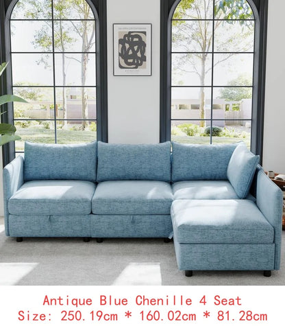 Modular 3-Seater Couch, Loveseat, Chair