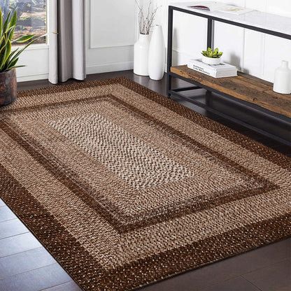 Washable Area Rugs Braided Non Slip