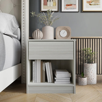 Wood Side Table/Nightstand with Drawer
