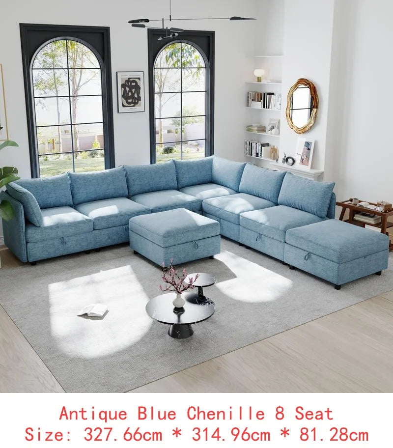 Modular 3-Seater Couch, Loveseat, Chair