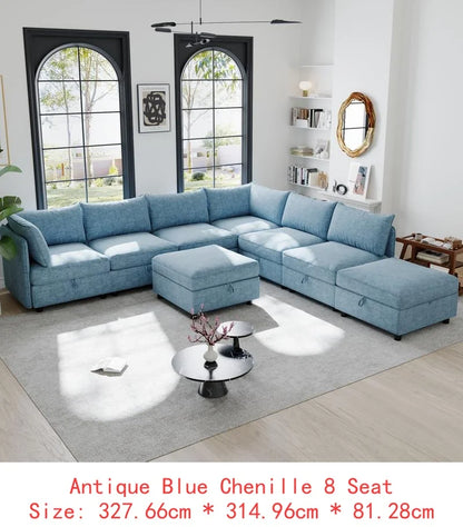 Modular 3-Seater Couch, Loveseat, Chair