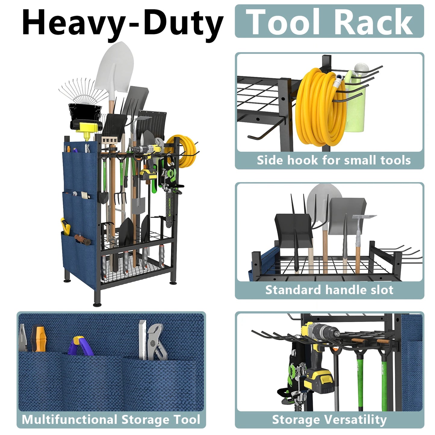 Metal Garden Tool Organizer