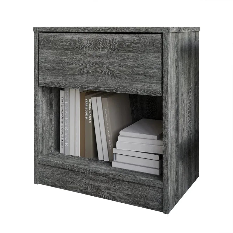 Wood Side Table/Nightstand with Drawer