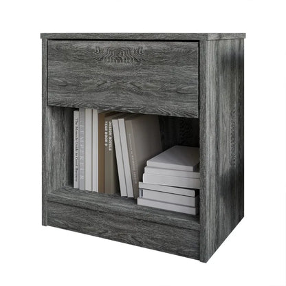 Wood Side Table/Nightstand with Drawer
