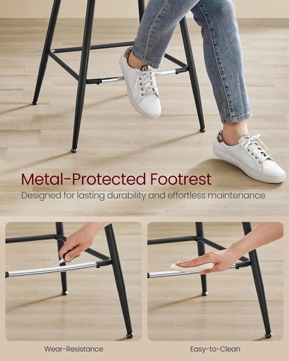 Set of 2 Counter Height Bar Stools