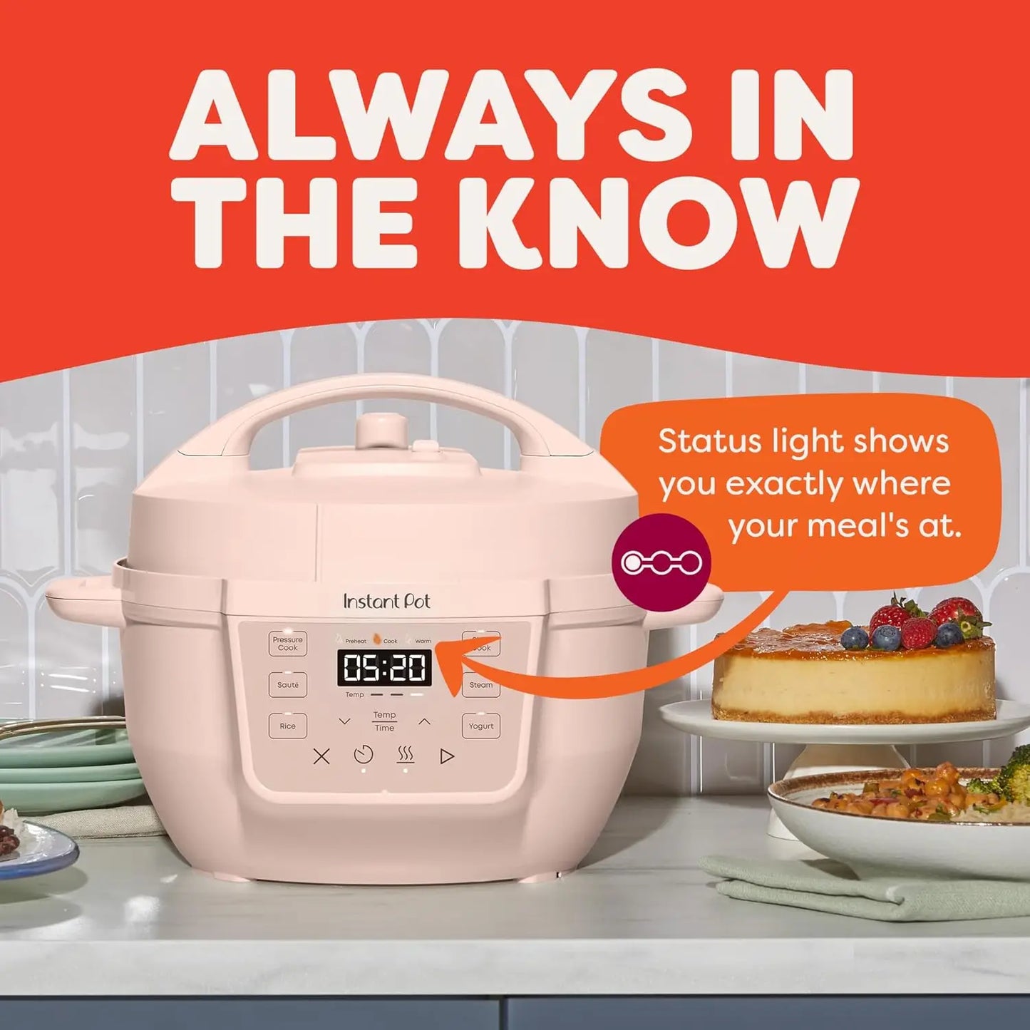 4QT Mini 7-in-1 Multi-Cooker: Pressure