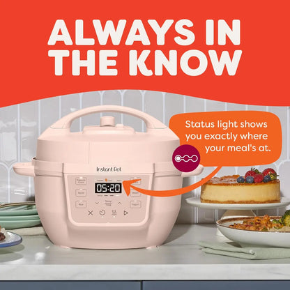 4QT Mini 7-in-1 Multi-Cooker: Pressure