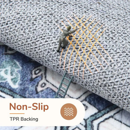 Rug, Non Slip Backing, 5x7, Washable