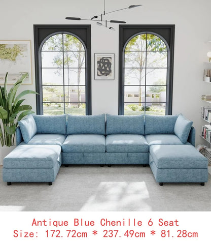 Modular 3-Seater Couch, Loveseat, Chair