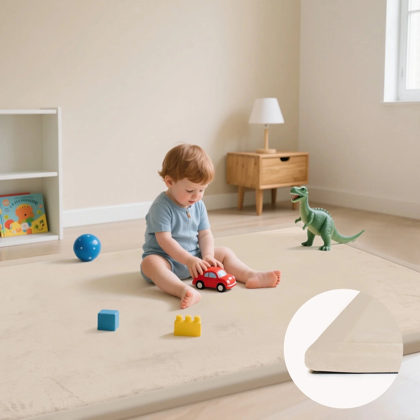 Baby Play/Exercise Mat Non-Slip 1.2in Thick