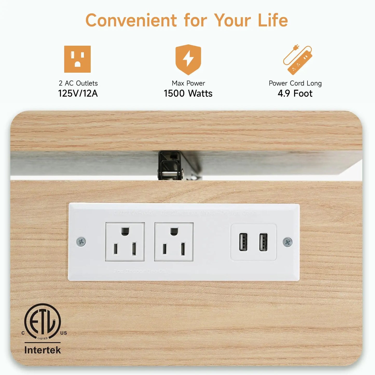 60" Mobile Kitchen Island Drop Leaf