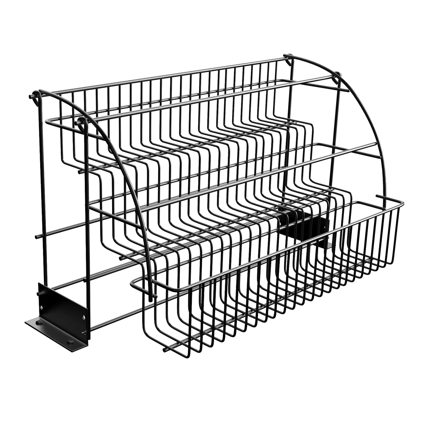 3-Tier Pull Down Spice Rack Organizer
