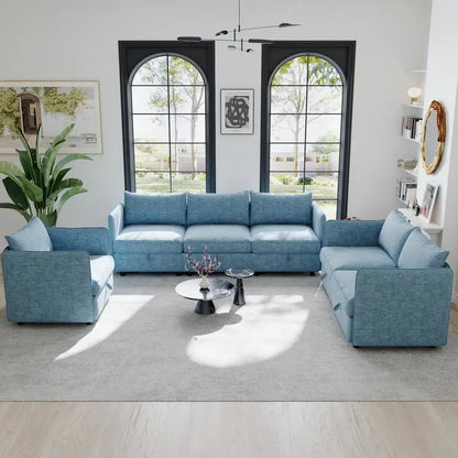 Modular 3-Seater Couch, Loveseat, Chair
