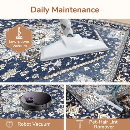 Rug, Non Slip Backing, 5x7, Washable