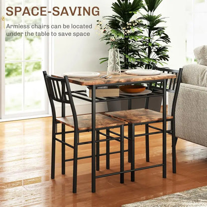 3 Piece Dining Table Set