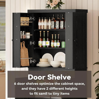 Pantry Cabinet 72" Height, Freestanding