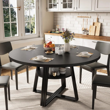 Round Dining Table for 4-6