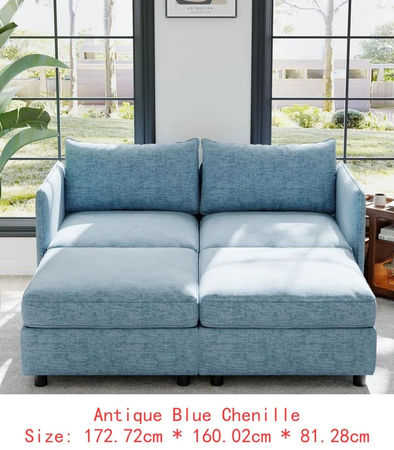 Modular 3-Seater Couch, Loveseat, Chair