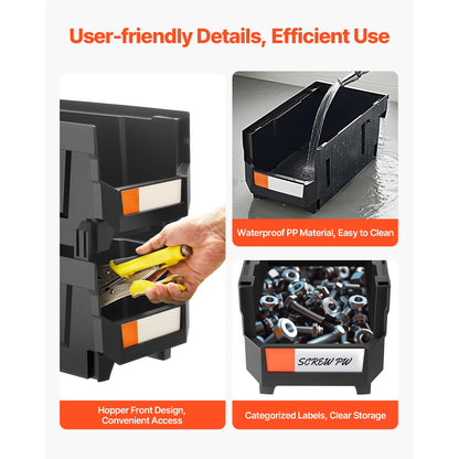 Stackable Storage Bins 12 Pack